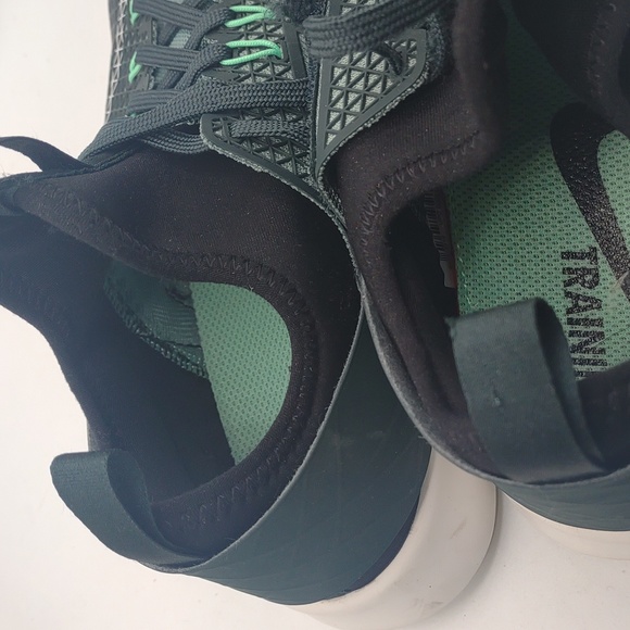 Nike air zoom strong Sz 8 green Cut Velcro straps modified running shoe athletic - Picture 7 of 10